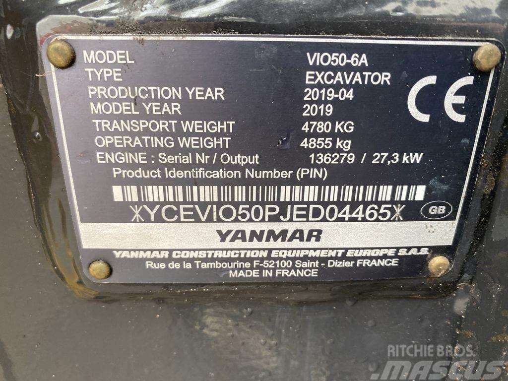 Yanmar VIO50 Escavadoras de rastos