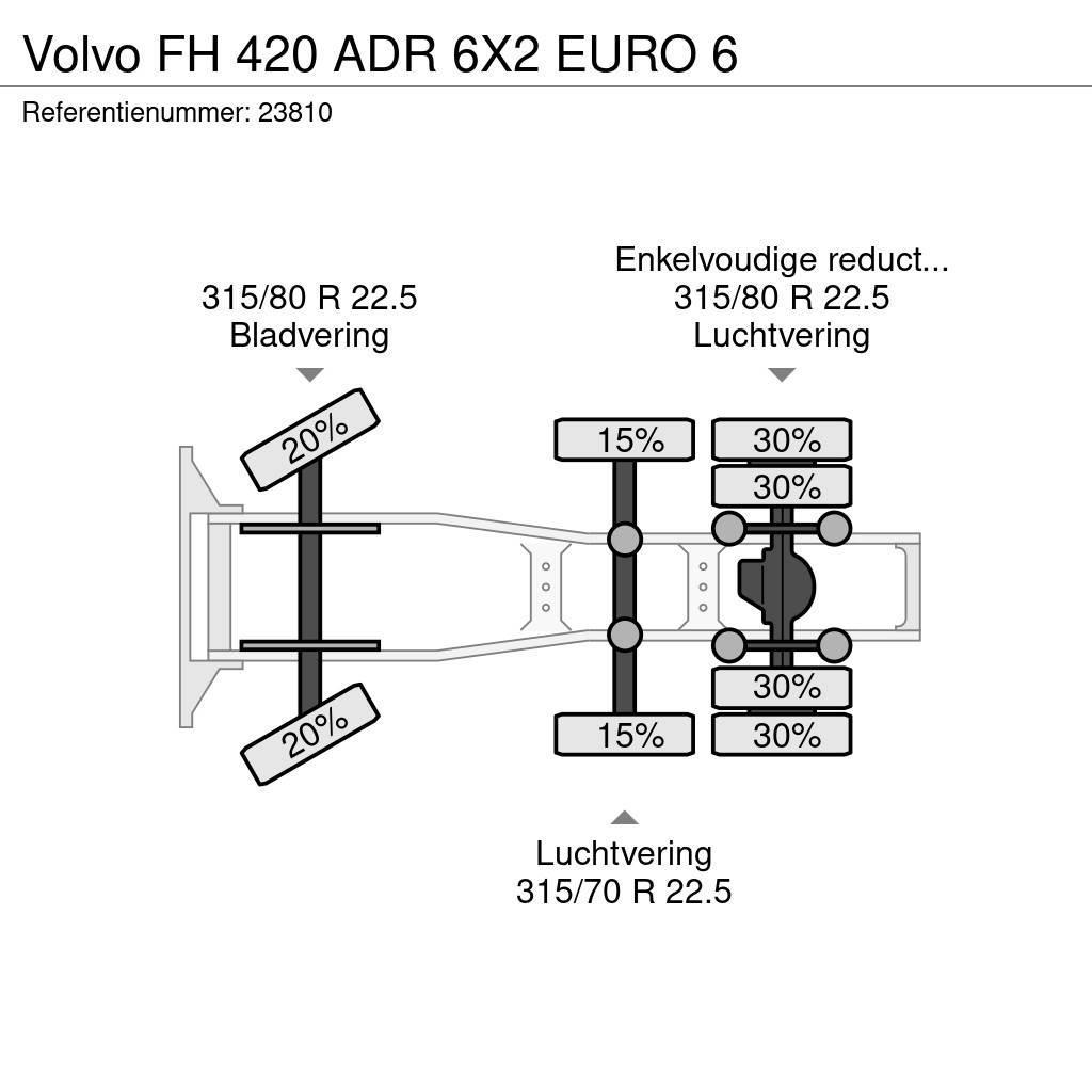 Volvo FH 420 ADR 6X2 EURO 6 Tractores (camiões)
