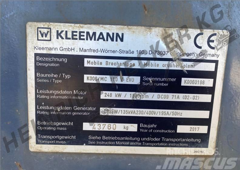Kleemann MC 110 Z Evo Britadores móveis