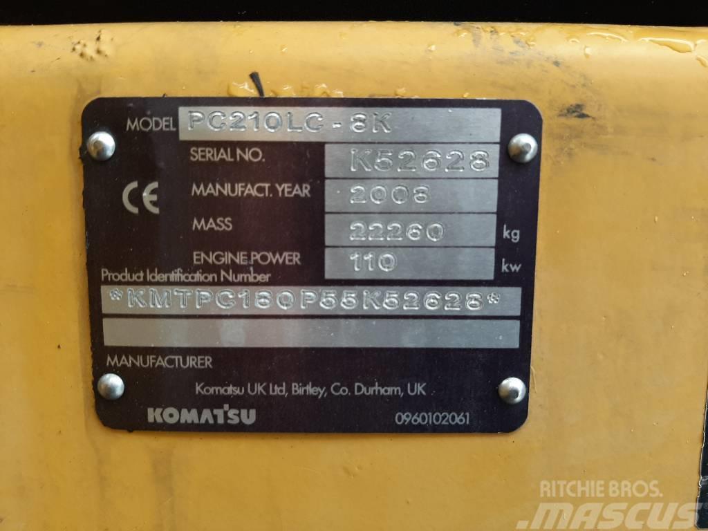 Komatsu PC 210 LC-8 Escavadoras de rastos
