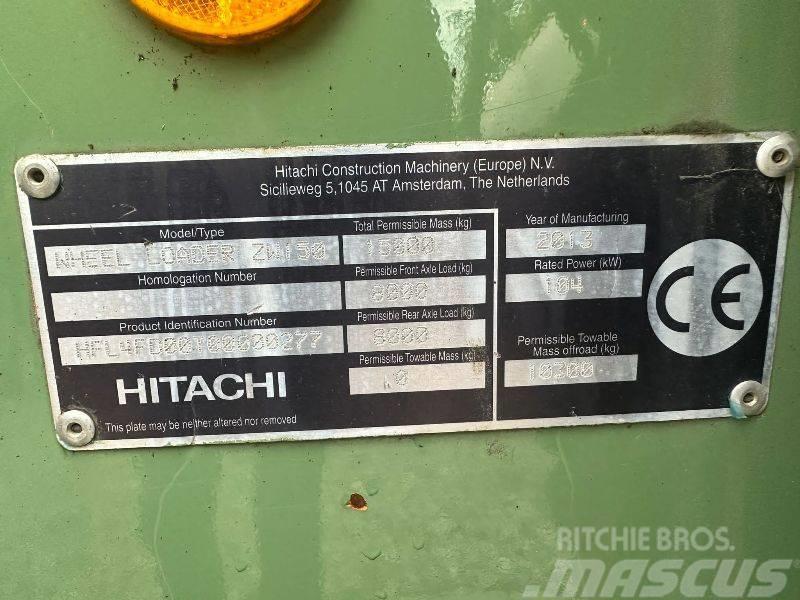 Hitachi ZW 150 Pás carregadoras de rodas