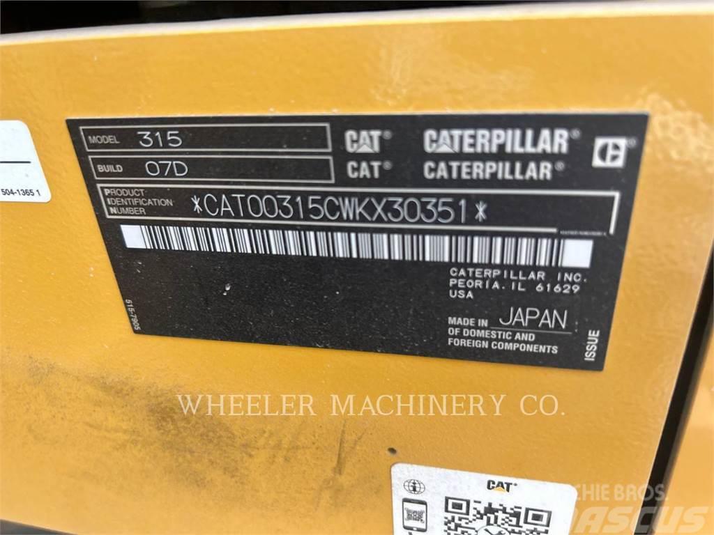 CAT 315 CF Escavadoras de rastos