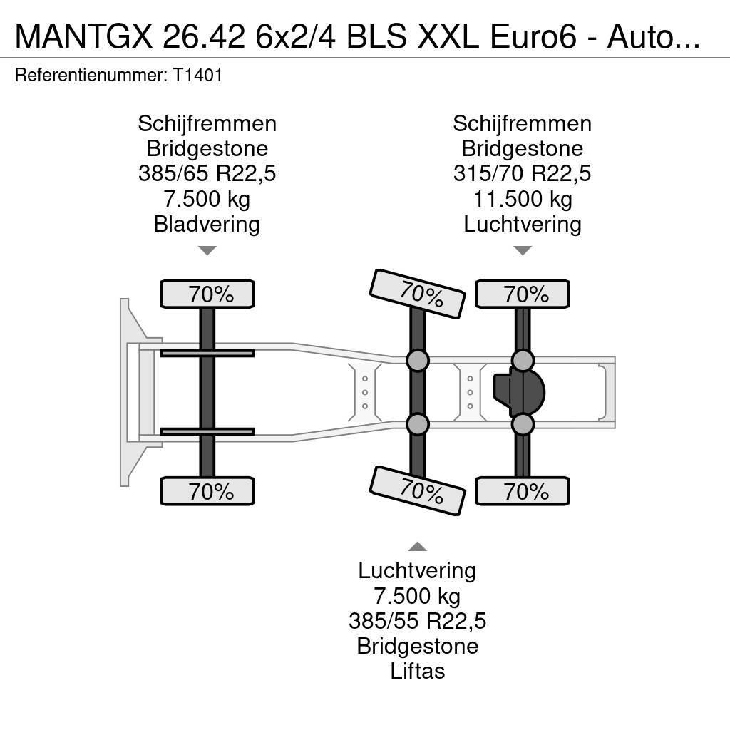 MAN TGX 26.42 6x2/4 BLS XXL Euro6 - Automaat - Standka Tractores (camiões)