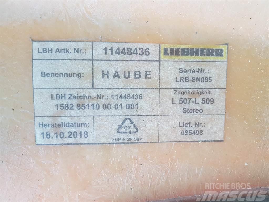 Liebherr L507-L509 Stereo-11448436-Engine hood/Motorhaube Chassis e suspensões