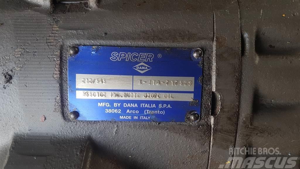 Spicer Dana 212/545 - Mecalac 714 MW - Axle Eixos
