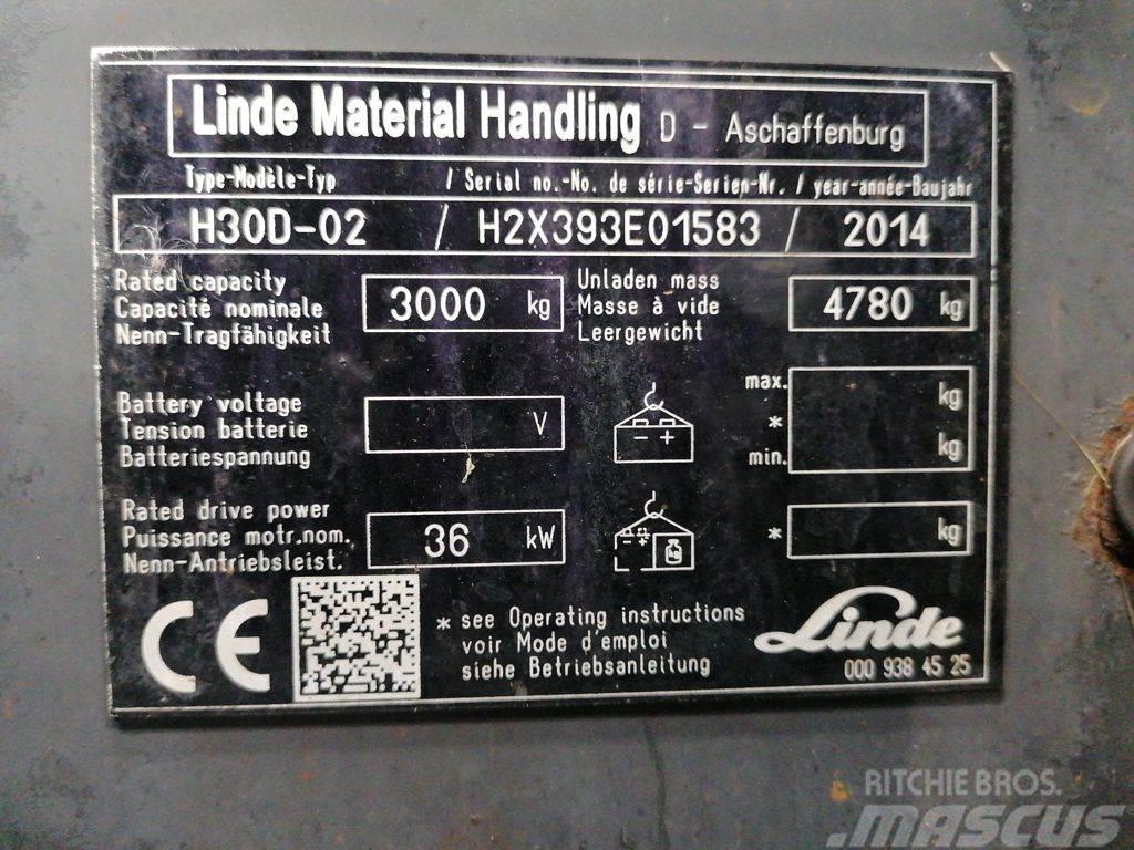 Linde H30D-02 Empilhadores Diesel