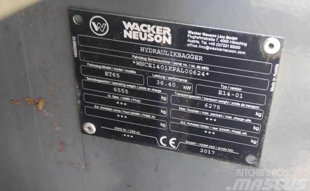 Wacker Neuson ET 65 Mini Escavadoras <7t