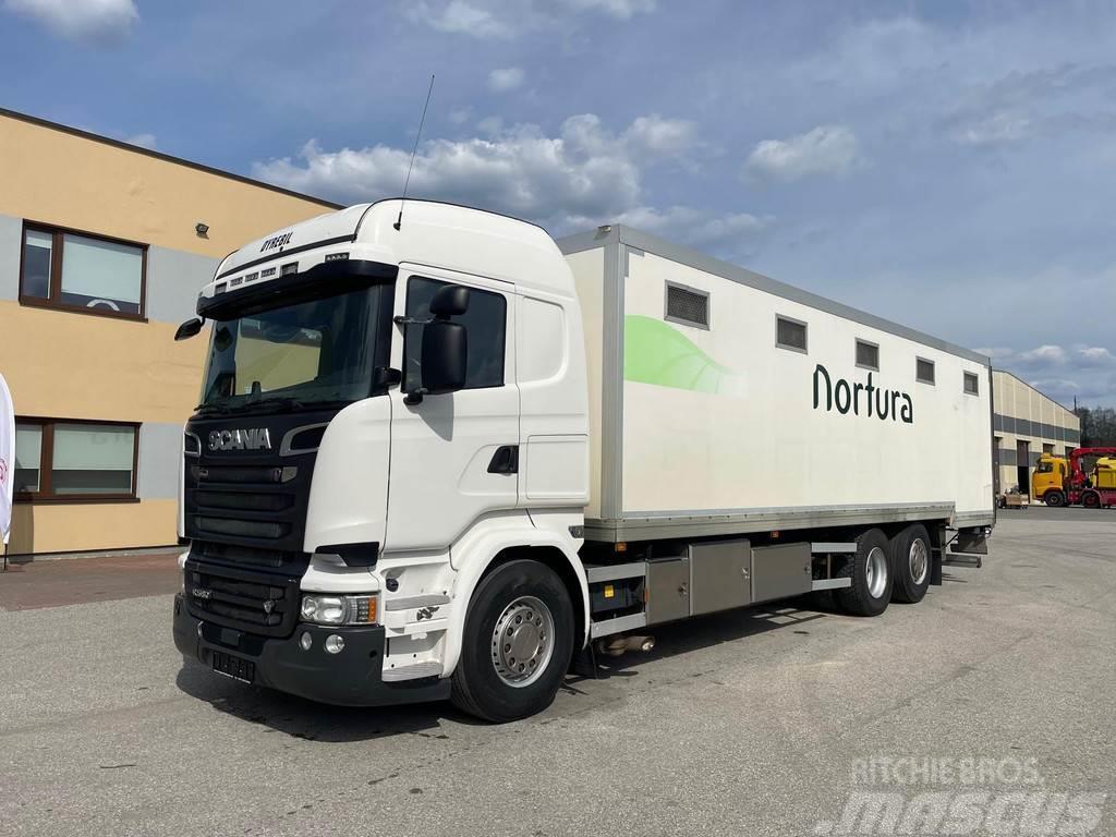Scania R580 6X2 EURO6 + RETARDER Camiões de transporte de animais