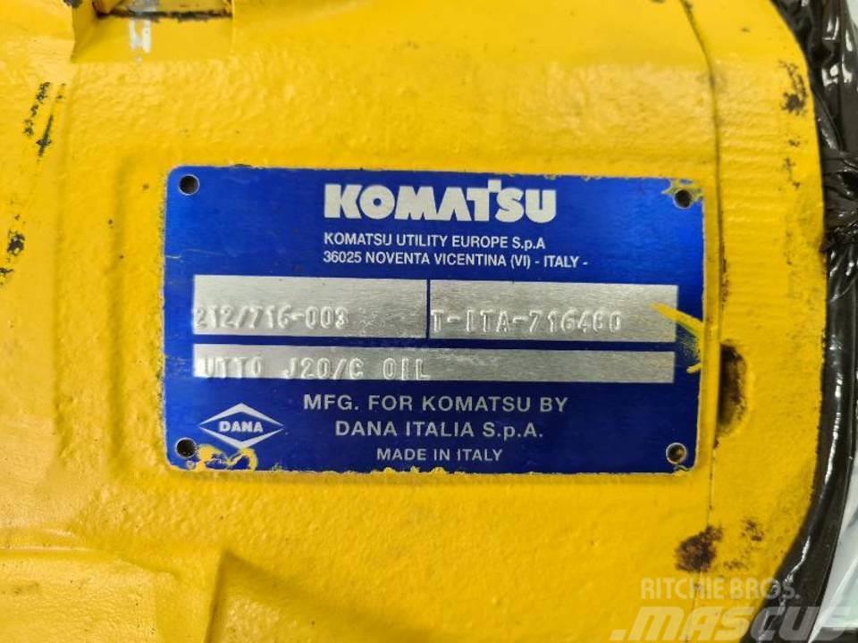 Komatsu PW98MR-8 Transmissão