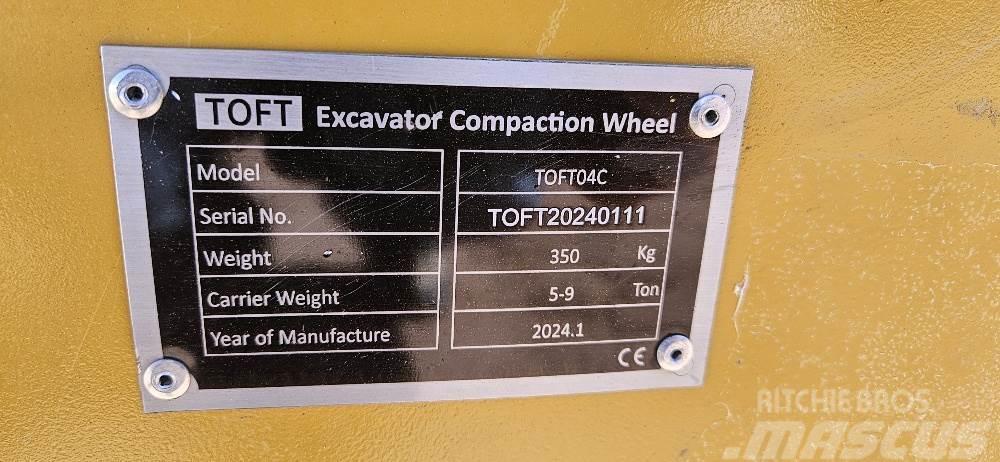  14 inch Excavator Compaction Wheel Outros componentes