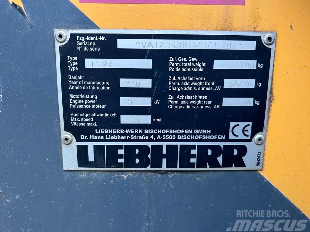 Liebherr L 524 Pás carregadoras de rodas