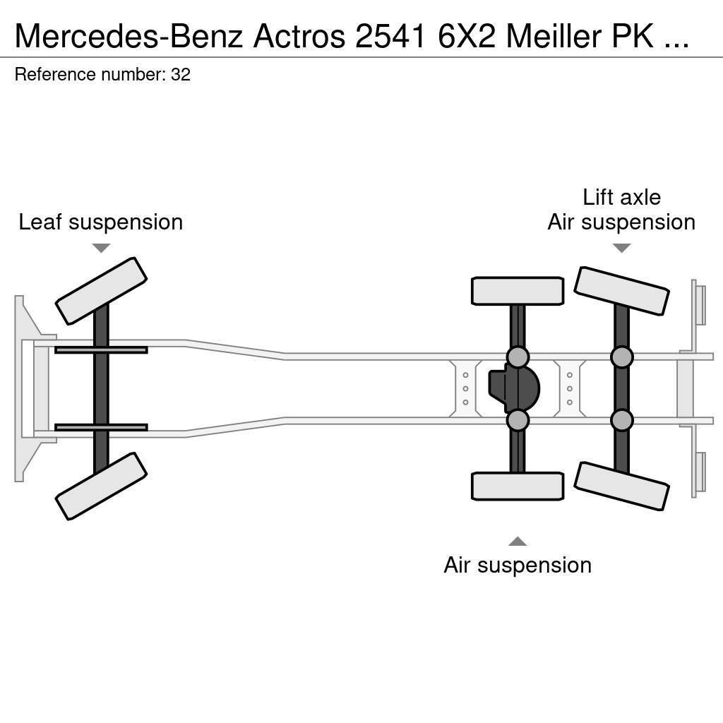Mercedes-Benz Actros 2541 6X2 Meiller PK 20.65 Abroll/Lenk/Lifta Camiões Ampliroll