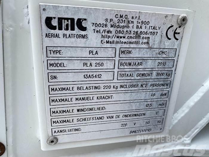 CMC PLA 250, Auto hoogwerker Elevadores braços Telescópicos