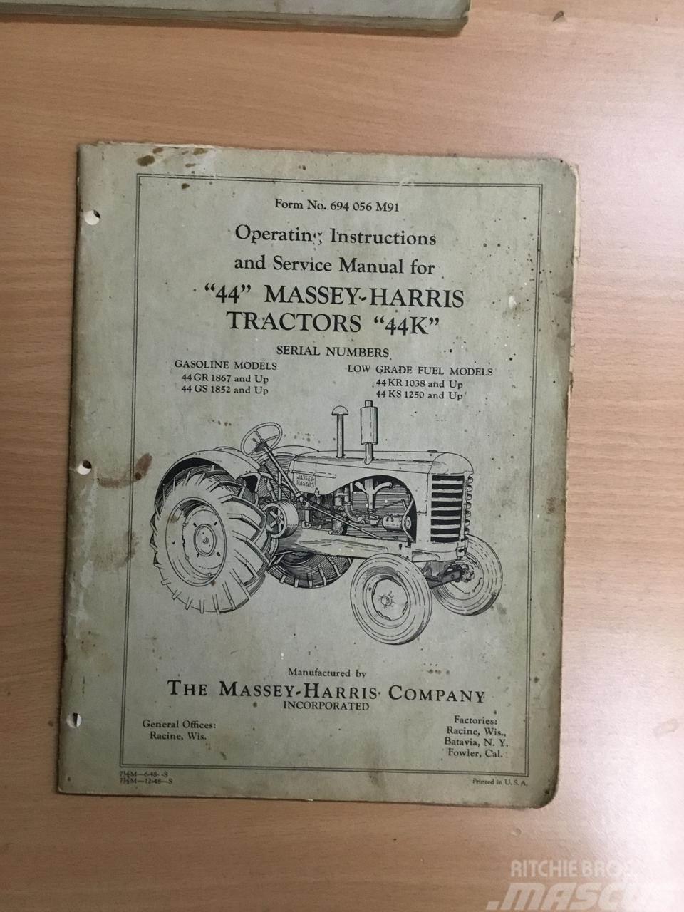 Massey Ferguson Parts list - manual Outras máquinas agrícolas