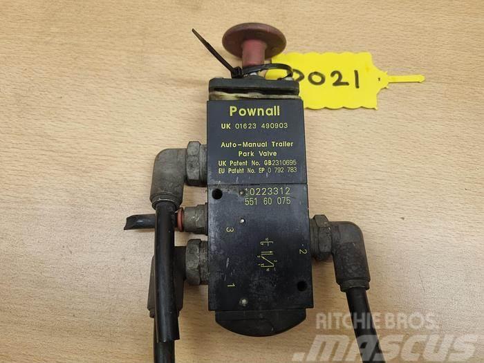  Pownall auto-manual trailer park valve 10223312 Outros componentes