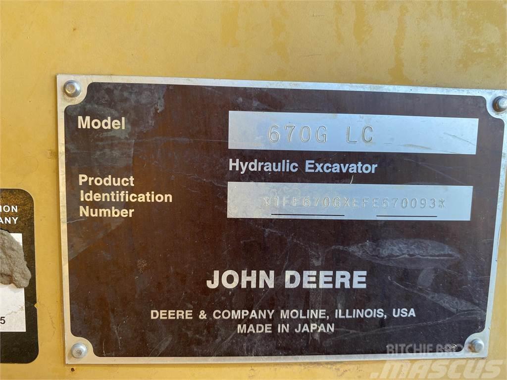 John Deere 670G LC Escavadoras de rastos
