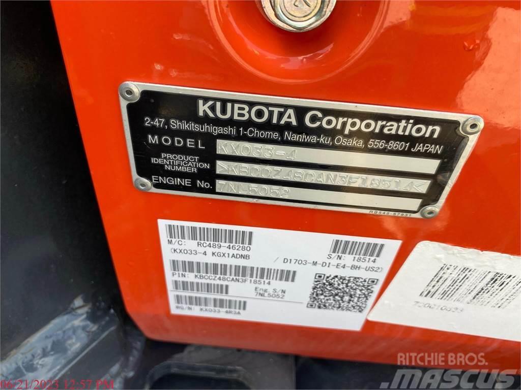Kubota KX033-4 Mini Escavadoras <7t