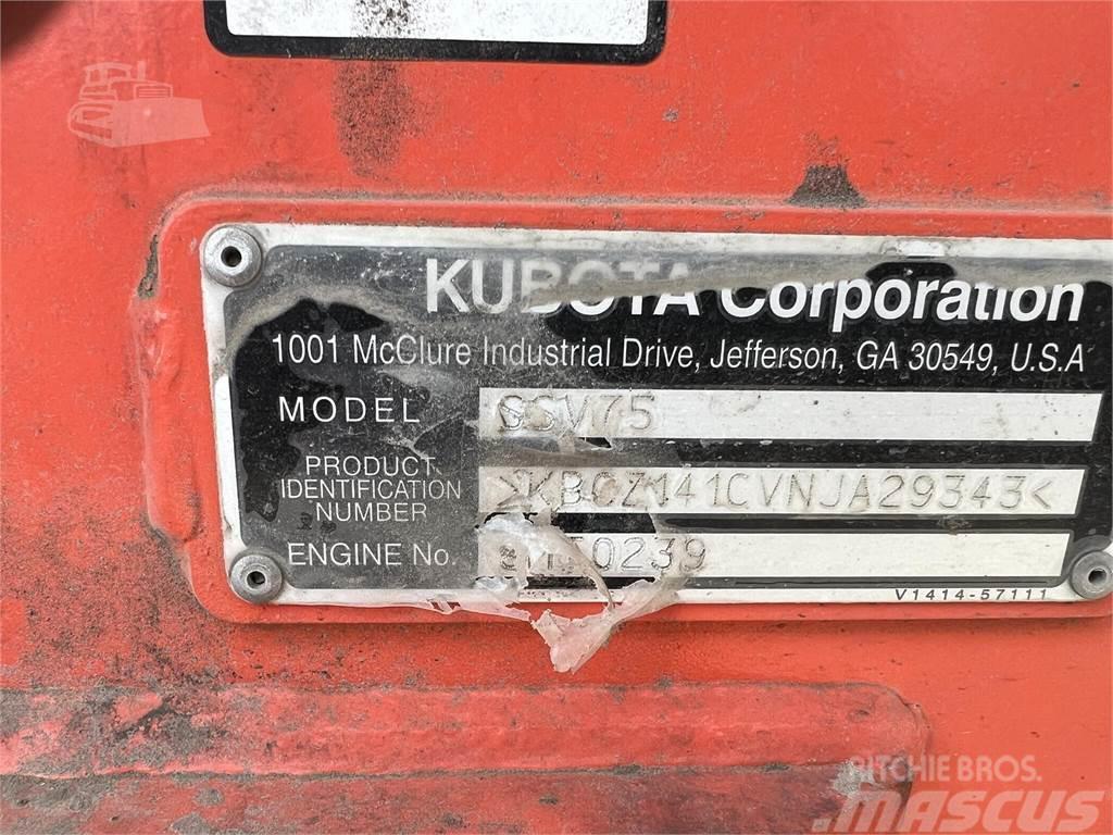 Kubota SSV75 Carregadoras de direcção deslizante