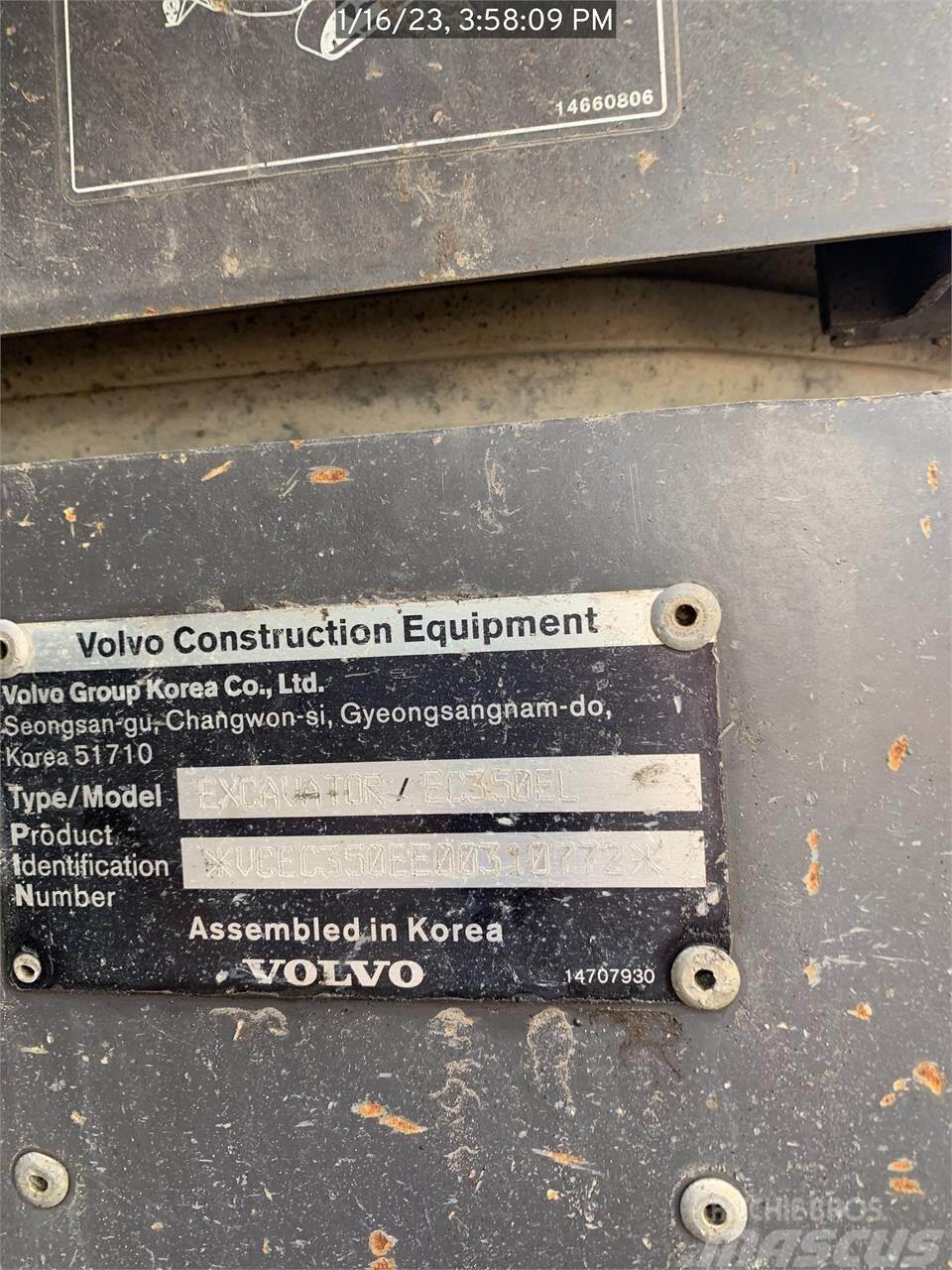 Volvo EC350EL Escavadoras de rastos
