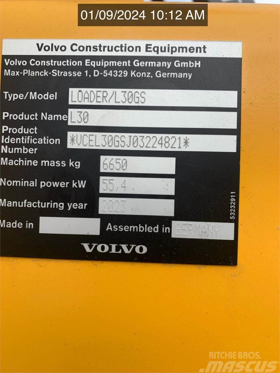 Volvo L30GS Pás carregadoras de rodas