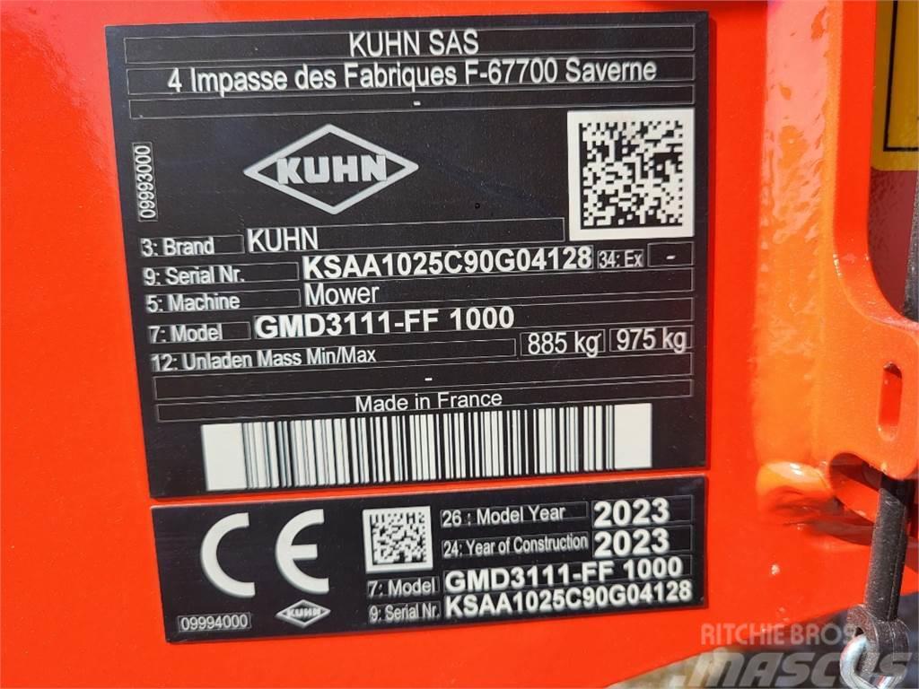 Kuhn GMD 3111 FF / 1000 Gadanheiras-Condicionadoras