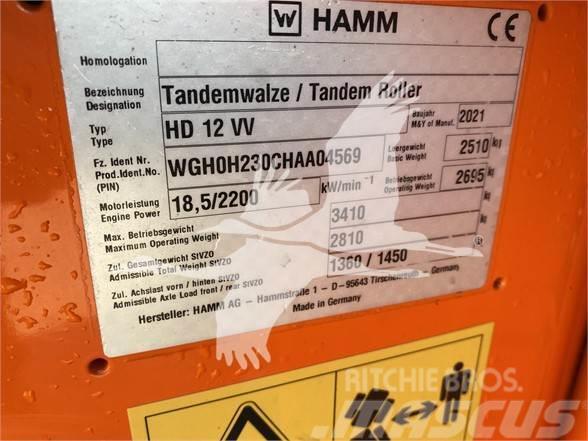 Hamm HD12VV Cilindros Compactadores monocilíndricos