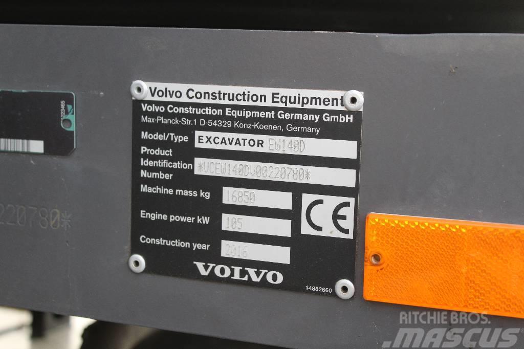 Volvo EW 140 D / Pyörittäjä, Kärry, Rasvari, Ym! Escavadoras de rodas