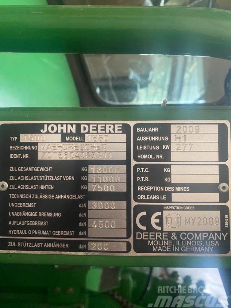 John Deere T 560 Ceifeiras debulhadoras