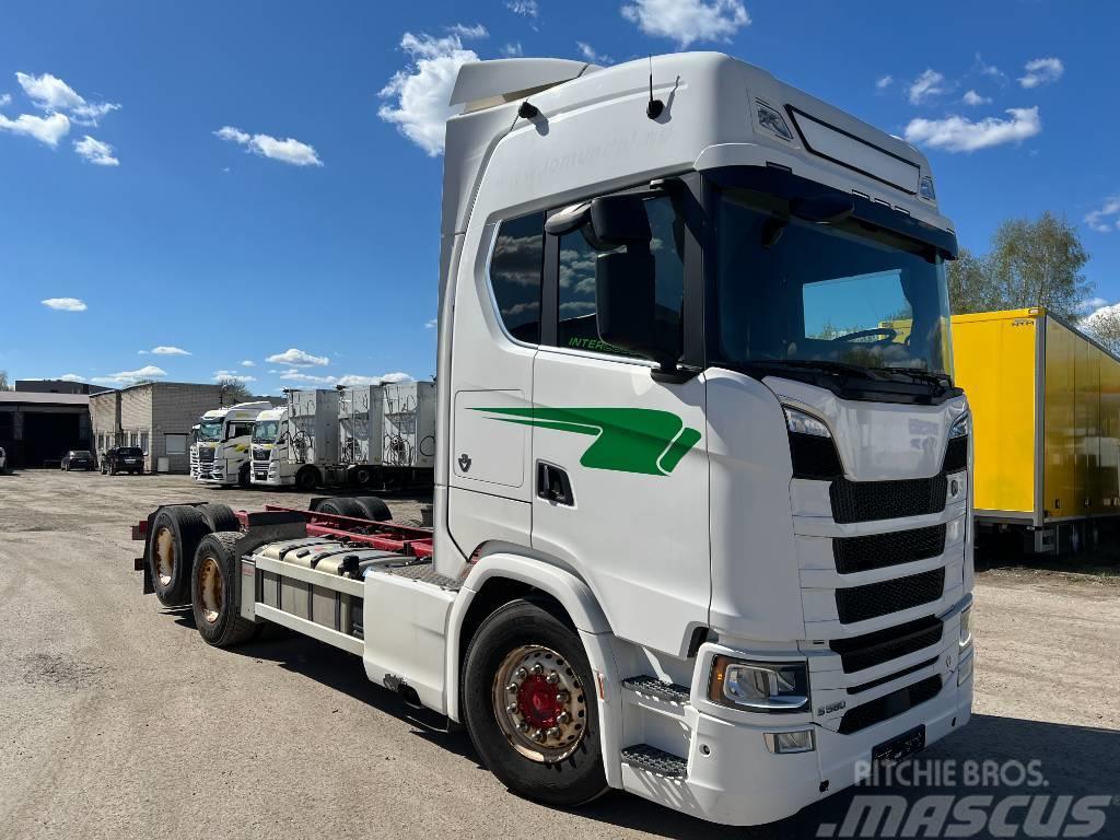 Scania S580B6X2NB EURO6, full air, 9T front axel!! Camiões de chassis e cabine