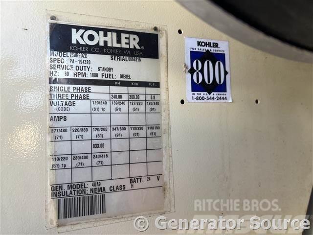 Kohler 240 kW Geradores Diesel