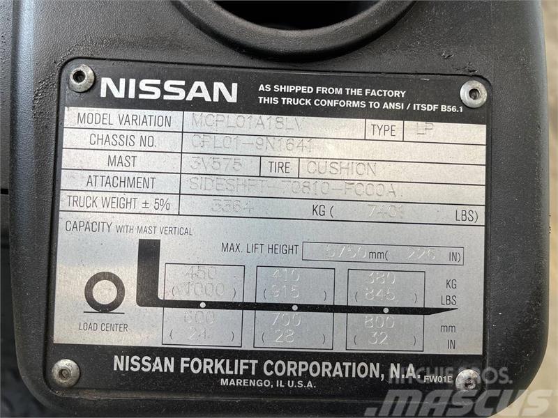 Nissan MCPL01A18LV Empilhadores - Outros