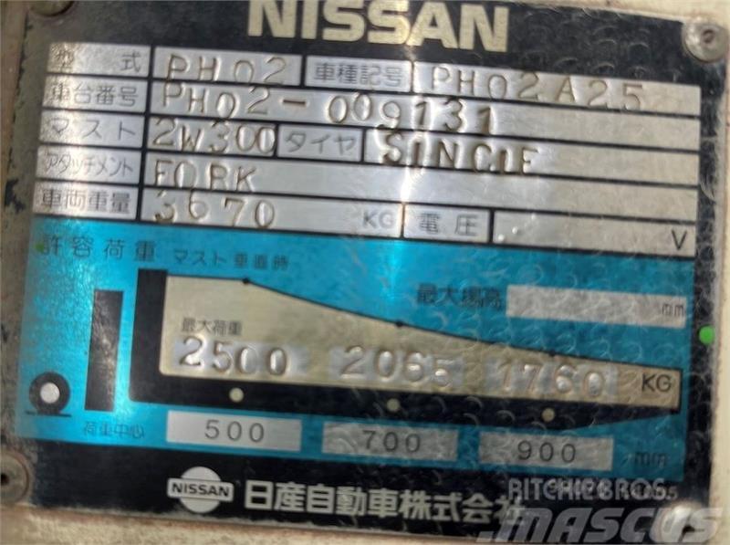 Nissan PH02A25 Empilhadores - Outros