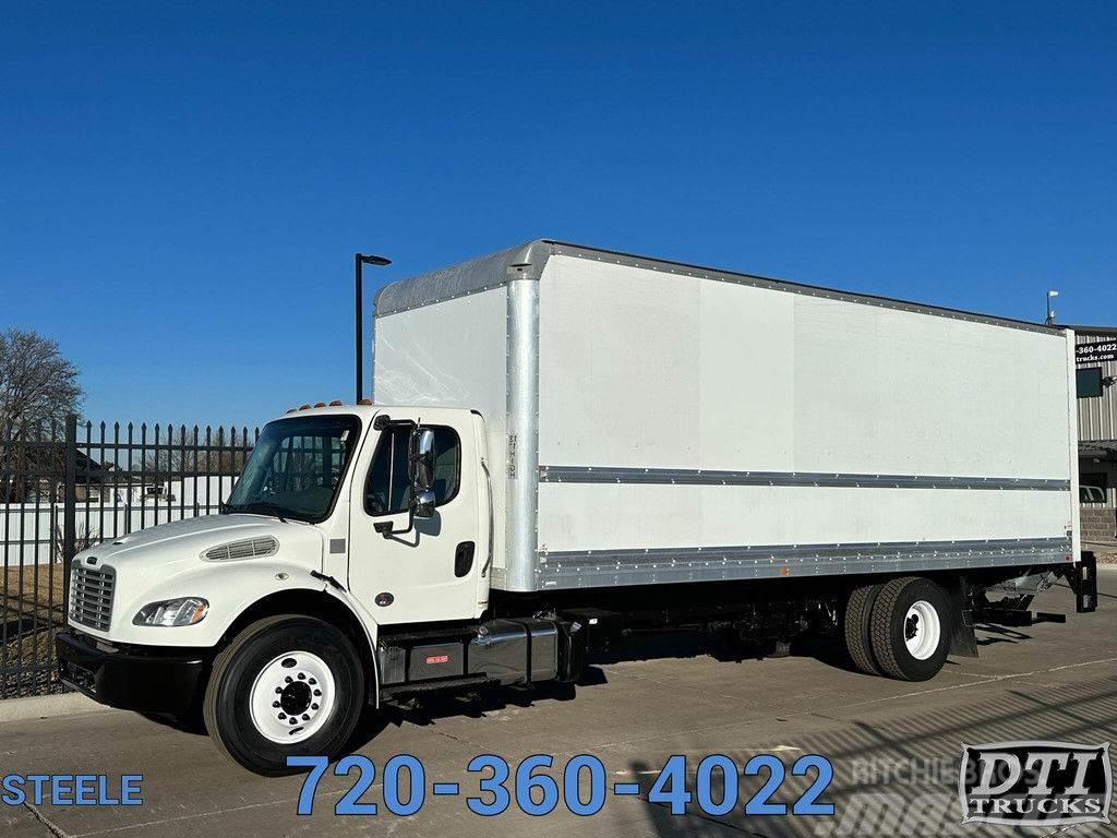 Freightliner M2 106 26' Box Truck W/ Aluminum Level Ride Lift G Camiões de caixa fechada