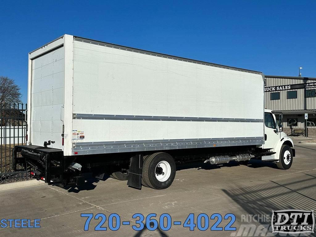 Freightliner M2 106 26' Box Truck W/ Aluminum Level Ride Lift G Camiões de caixa fechada