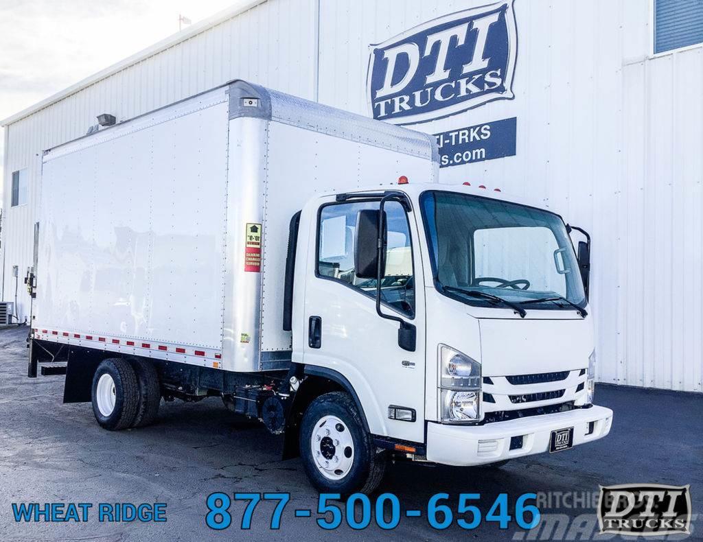 Isuzu NPR 14'L Box Truck, Gas, Auto Transmission, 1,600  Camiões de caixa fechada