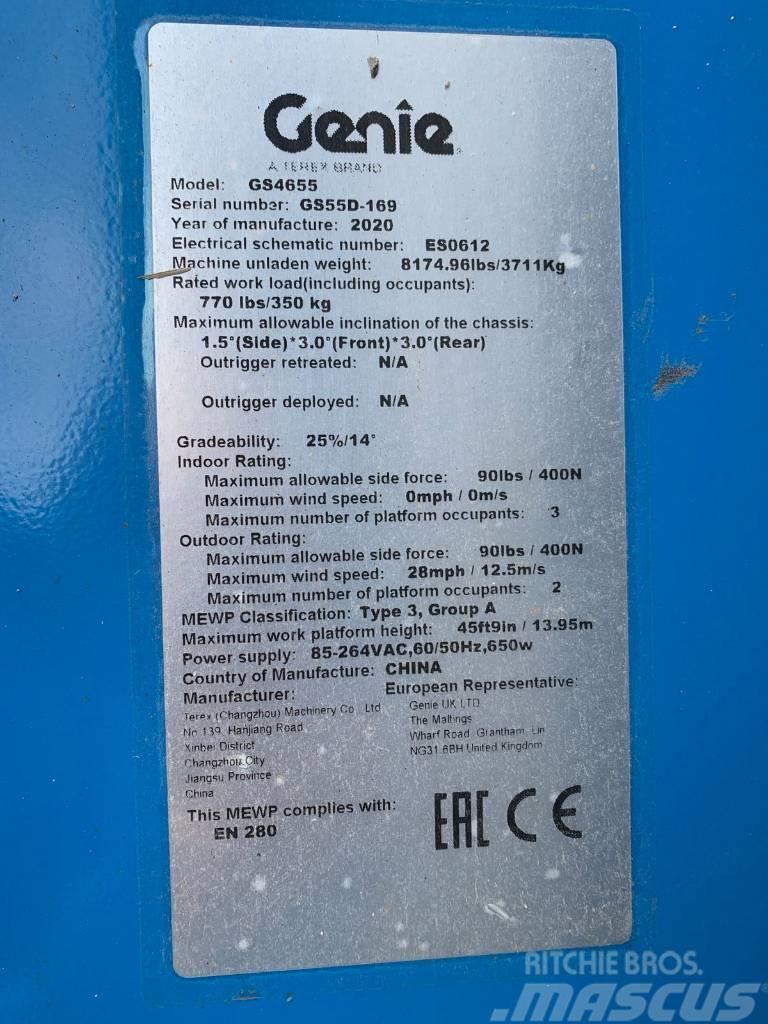 Genie GS 4655, NEW, 16m, electric scissor lift Elevadores de tesoura
