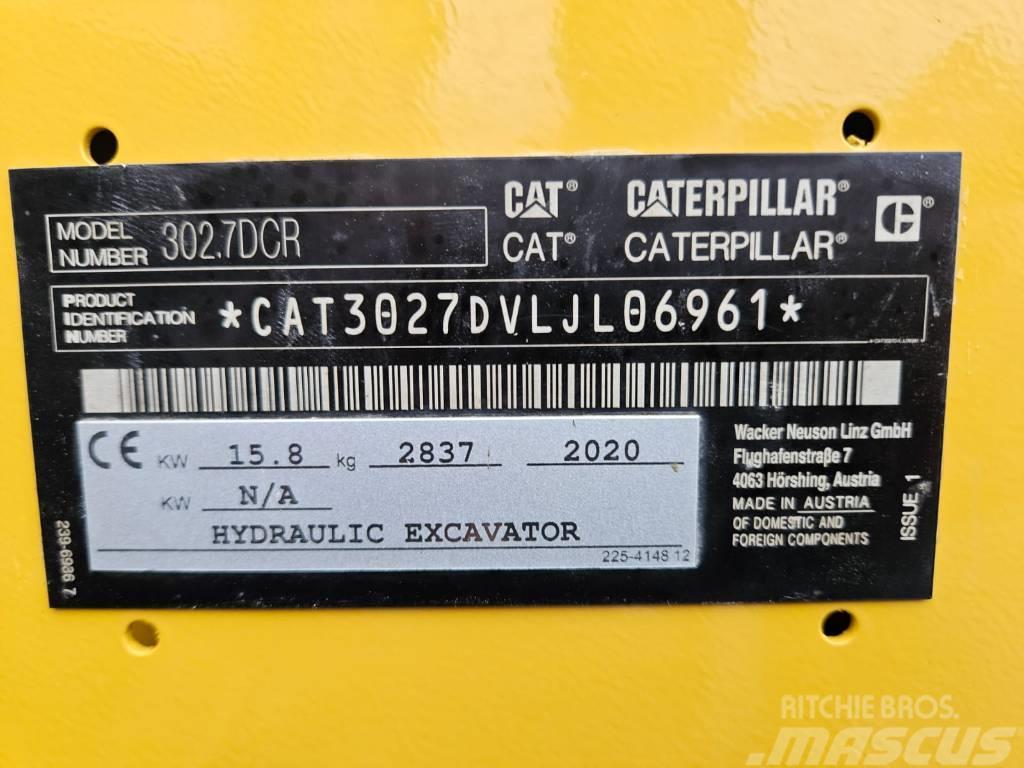 CAT 302.7 Mini Escavadoras <7t