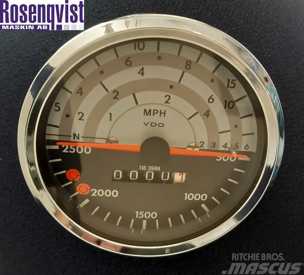 Deutz-Fahr VDO Tachometer mph 01163988, 129.035/034/035 Electrónica