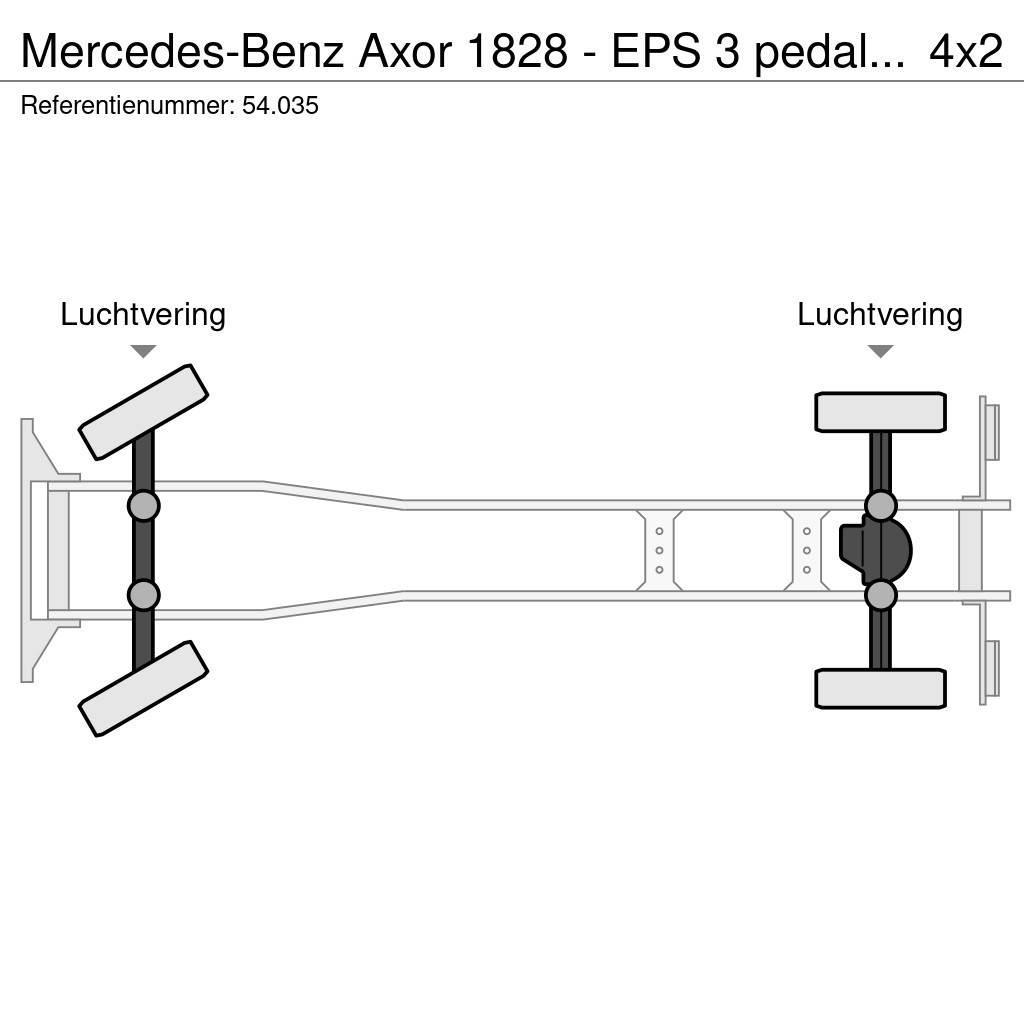 Mercedes-Benz Axor 1828 - EPS 3 pedal - Box Folding system - 54. Camiões de caixa fechada