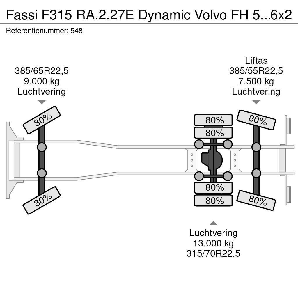 Fassi F315 RA.2.27E Dynamic Volvo FH 500 6x2 Euro 6! Gruas Todo terreno