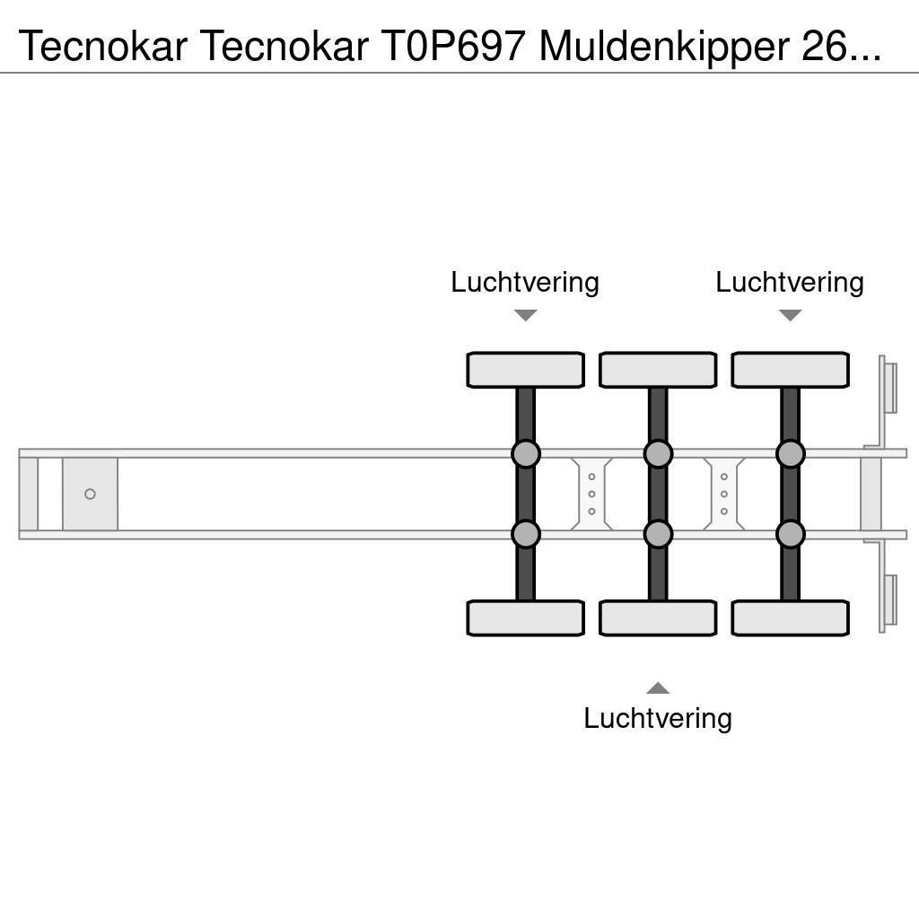  Tecnokar T0P697 Muldenkipper 26cbm Semi Reboques Basculantes