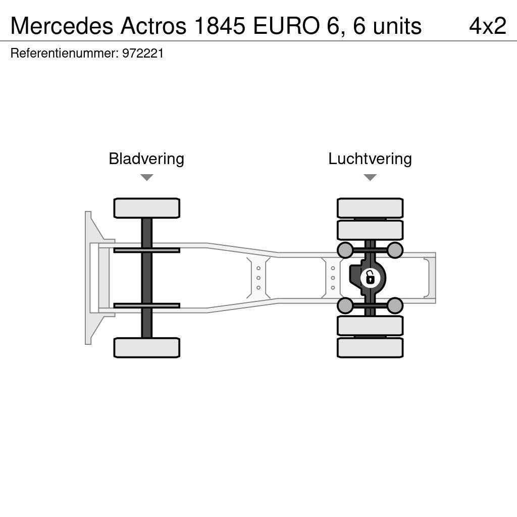 Mercedes-Benz Actros 1845 EURO 6, 6 units Tractores (camiões)