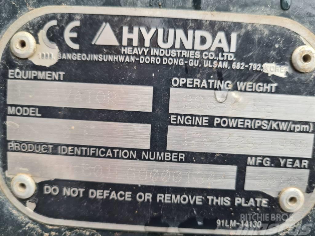 Hyundai HX 220 L Escavadoras de rastos