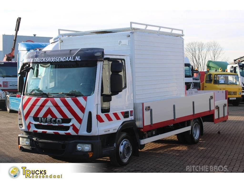 Iveco Eurocargo 75e18 + EURO 5 eev + manual + BE apk 07- Camiões de caixa fechada