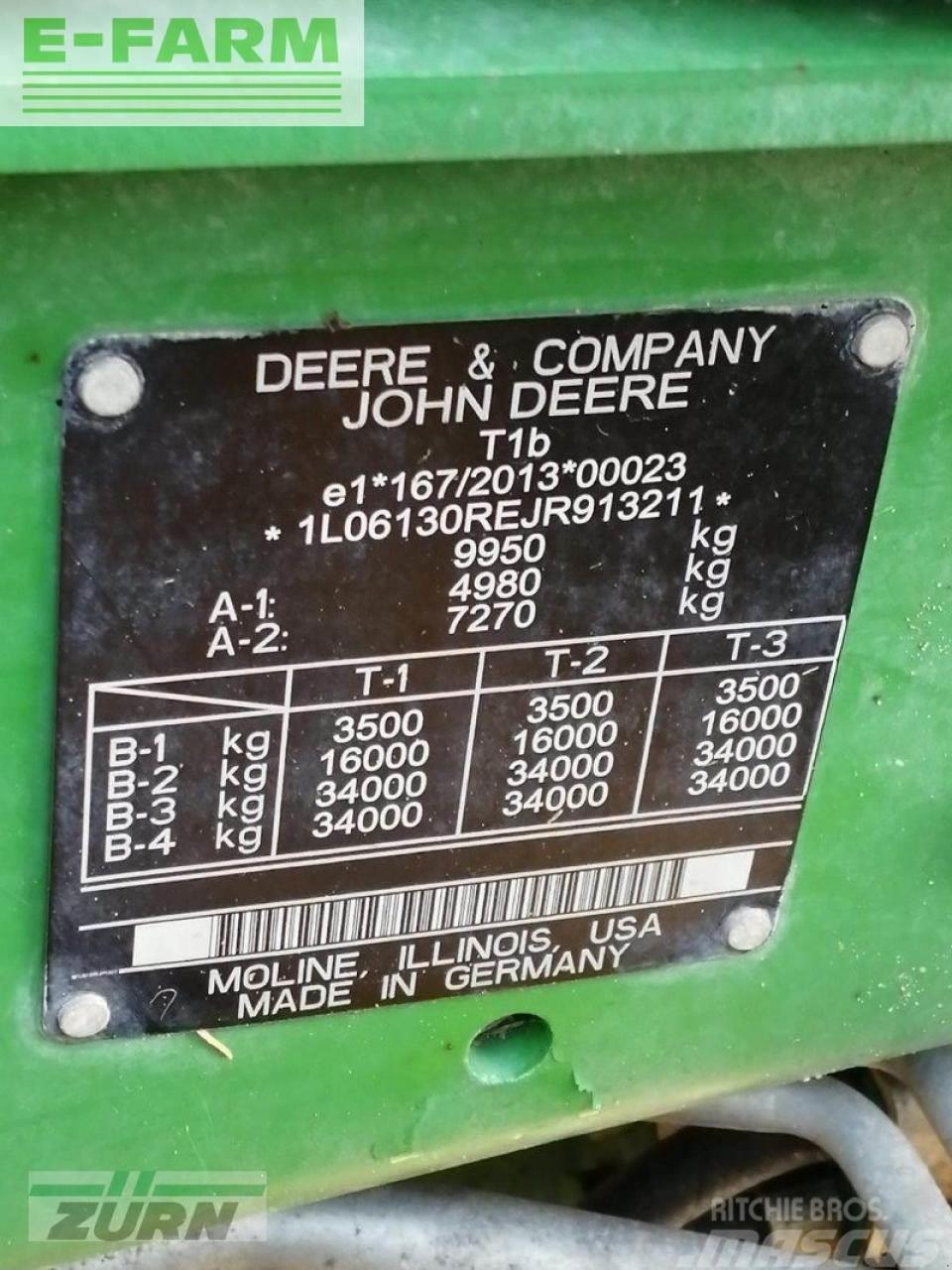 John Deere 6130r Tratores Agrícolas usados