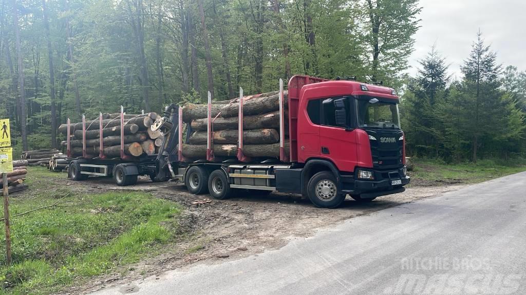 Scania R 580 Camiões de transporte de troncos