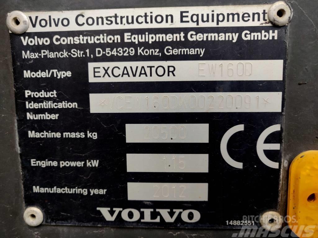 Volvo EW 160 D Escavadoras de rodas