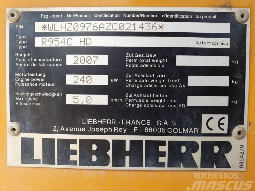  Koparka gąsienicowa LIEBHERR R 954 C HD Escavadoras de rastos