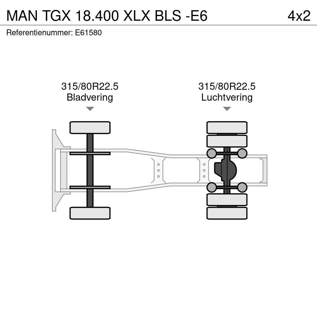 MAN TGX 18.400 XLX BLS -E6 Tractores (camiões)