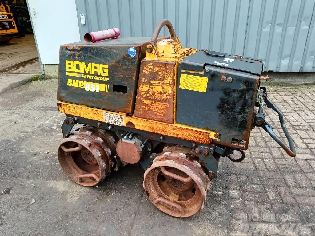Bomag BMP 851 remote controlled duo roller wals walz Cilindros Compactadores tandem